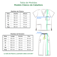 Cargar imagen en el visor de la galería, Conjunto quirúrgico Verde Militar Clásico para caballero
